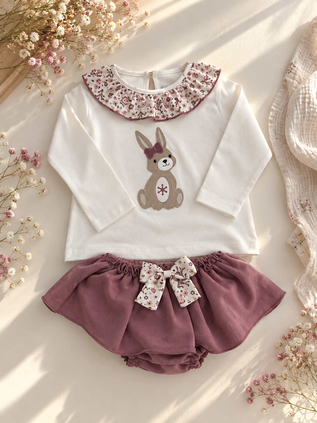 Conjunto Conejita Malva