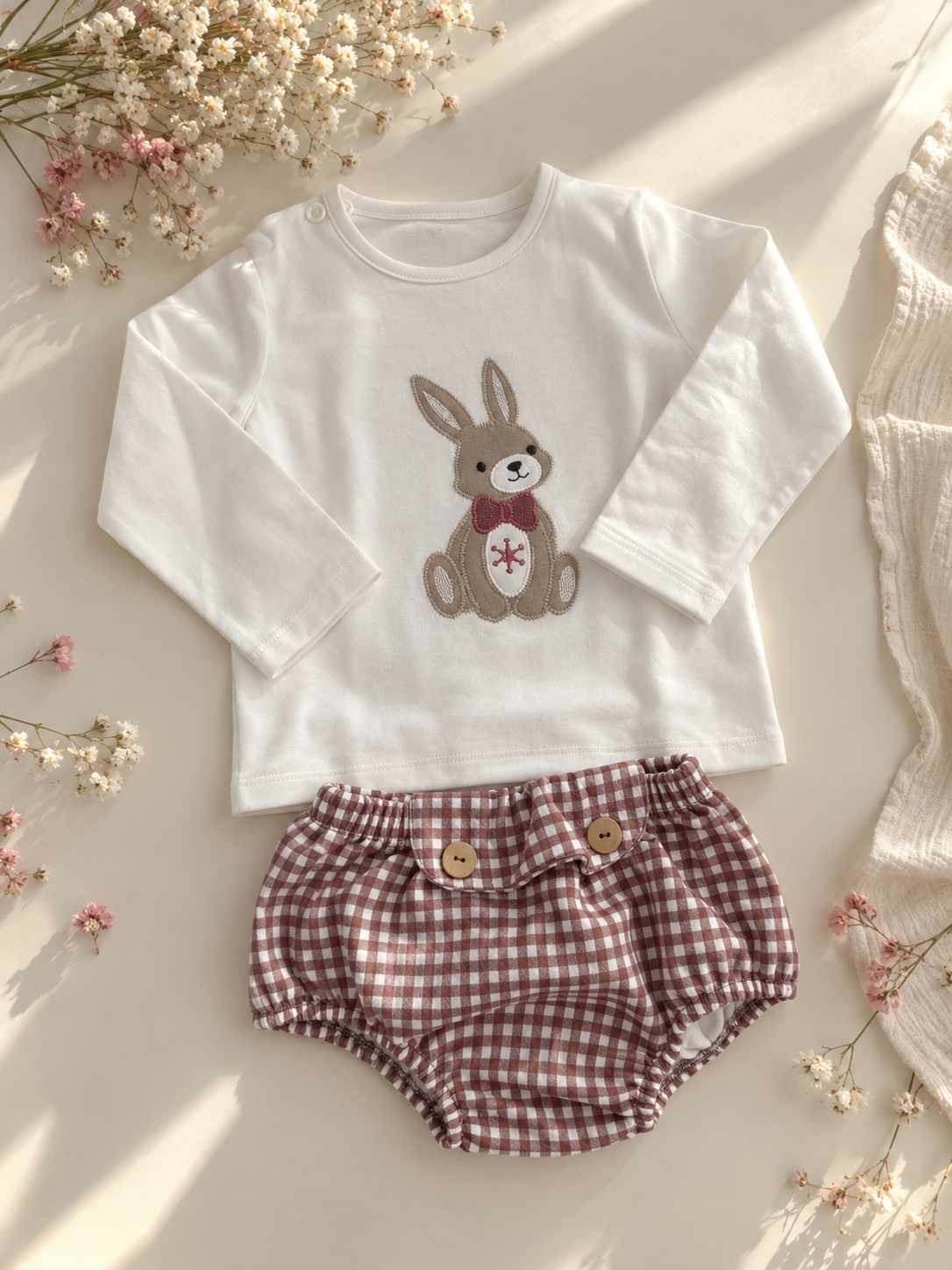 Conjunto Conejito Malva
